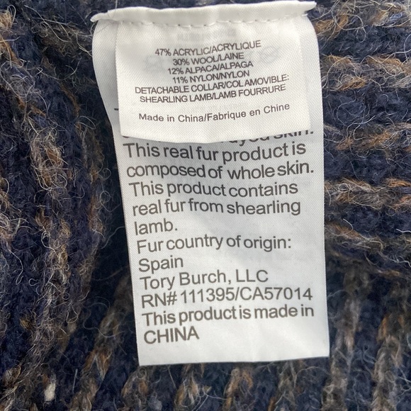 Tory Burch button down sweater jacket - Picture 6 of 7